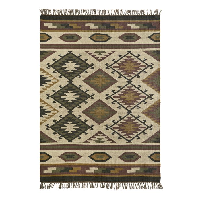 MADAM STOLTZ / Ručne tkaný vlnený koberec 160x240 cm