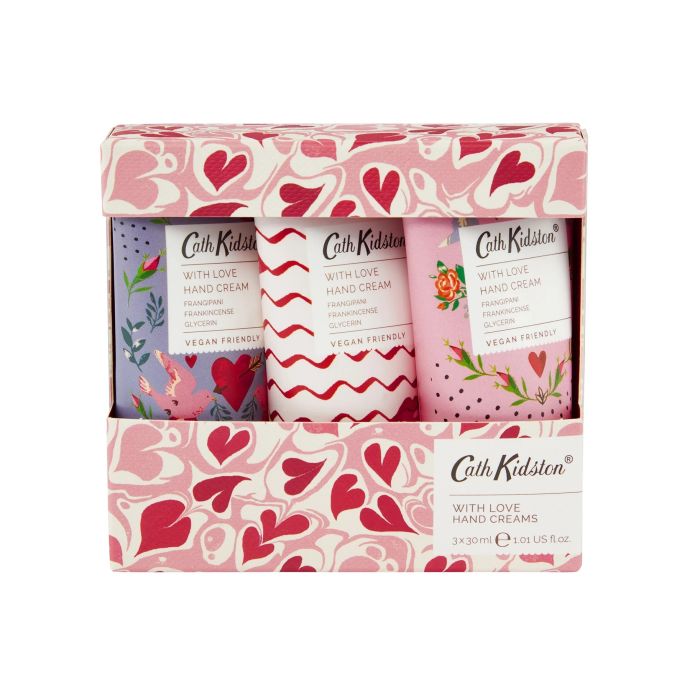 Cath Kidston / Sada mini krémů na ruce With Love - 3x30ml