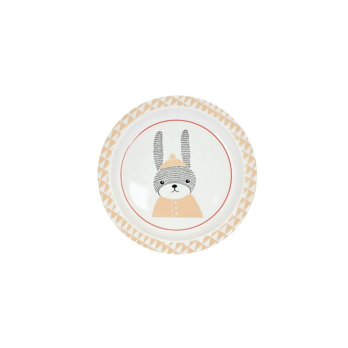 Bloomingville / Melaminový talířek pro děti Sophia Rabbit 22 cm