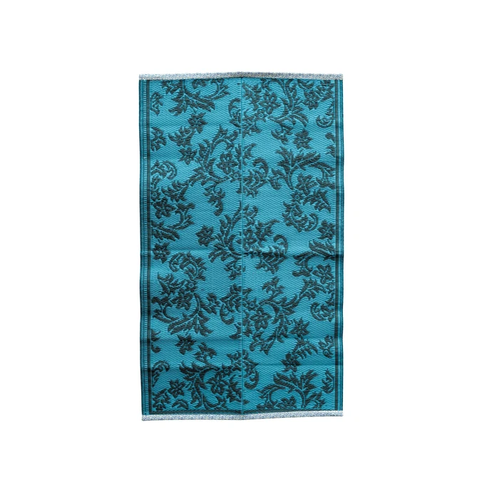 rice / Plastový koberec Dusty Blue 150x90 cm