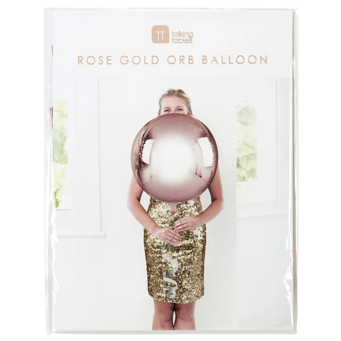 Talking Tables / Nafukovací balón Rose Gold ⌀ 38 cm