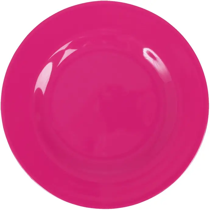 rice / Melaminový talíř Dark Pink 25 cm