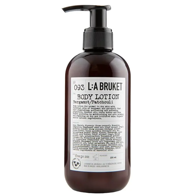 L:A BRUKET / Telové mlieko Bergamot Patchouli 250ml