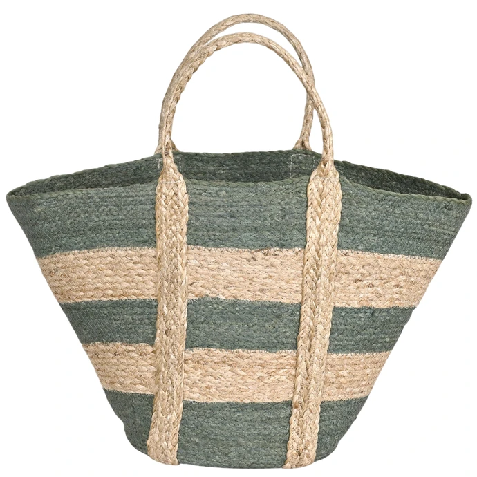 Garden Trading / Jutová taška Market Rosemary Stripe
