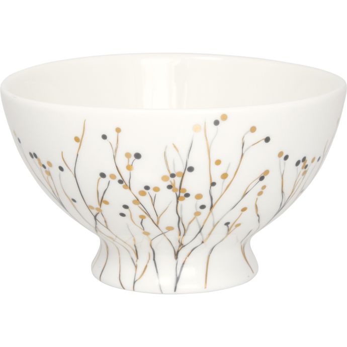 GREEN GATE / Porcelánová polévková miska Antonia White 400 ml