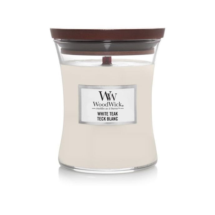 WoodWick / Vonná svíčka WoodWick - White Teak 275 g