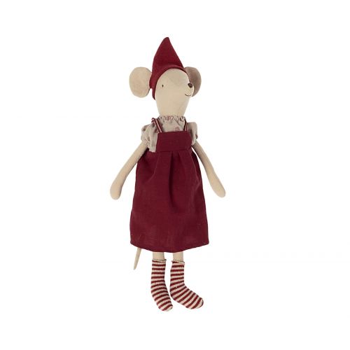 Maileg / Vianočná myška Girl Medium 37 cm