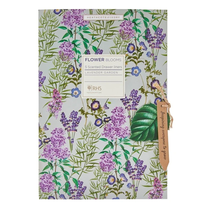 HEATHCOTE & IVORY / Vonné listy do skrine Lavender Garden - 5 ks