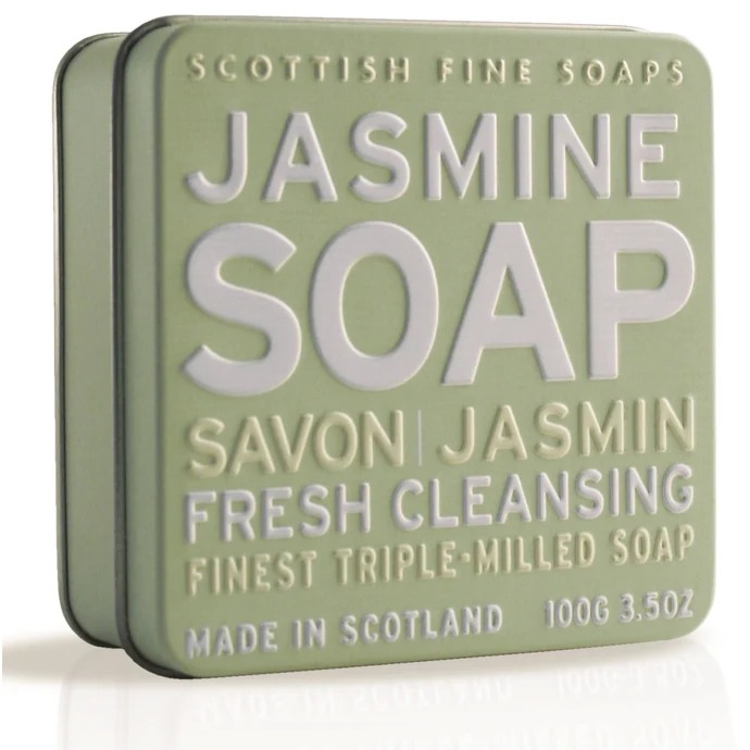 SCOTTISH FINE SOAPS / Dárkové mýdlo v plechovce - jasmín