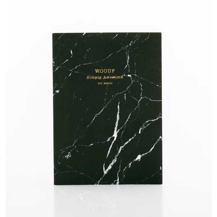 Woouf! / Malý notes Black Marble A6