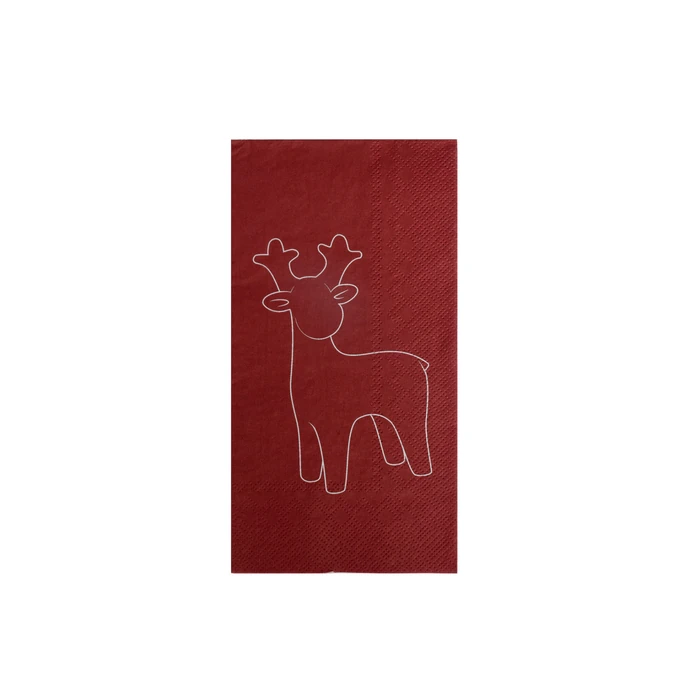 Storefactory / Papierové obrúsky Sten Red – 16 ks