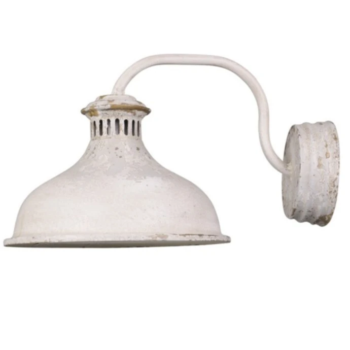 Chic Antique / Nástenná lampa Cream Iron