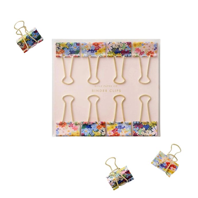 Rifle Paper Co. / Kovové klipsy Margaux - set 8 ks