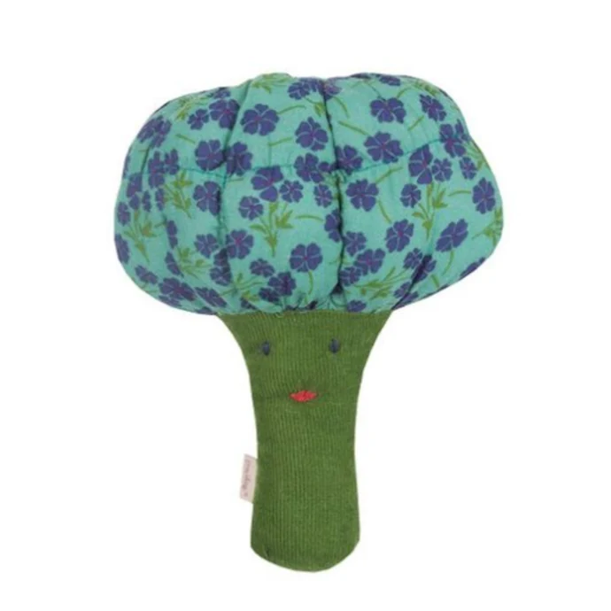Maileg / Textilní chrastítko Brokolice