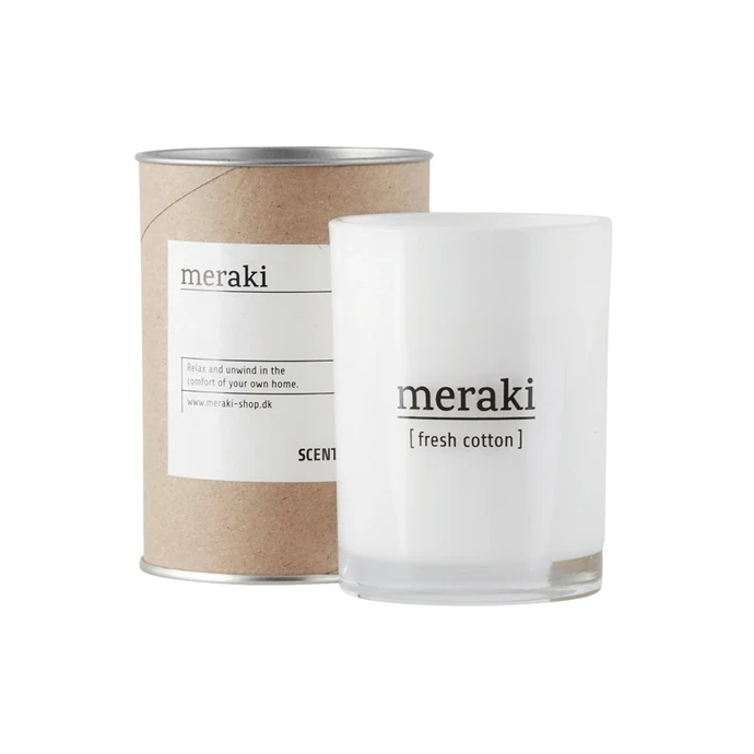 meraki / Vonná sviečka Meraki - Fresh Cotton