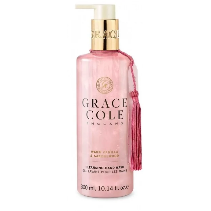 Grace Cole / Tekuté mydlo na ruky Warm Vanilla & Sandalwood 300ml