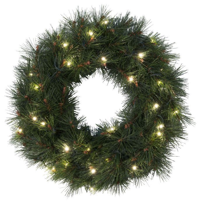 STAR TRADING / Svítící věnec Russian Pine 50cm