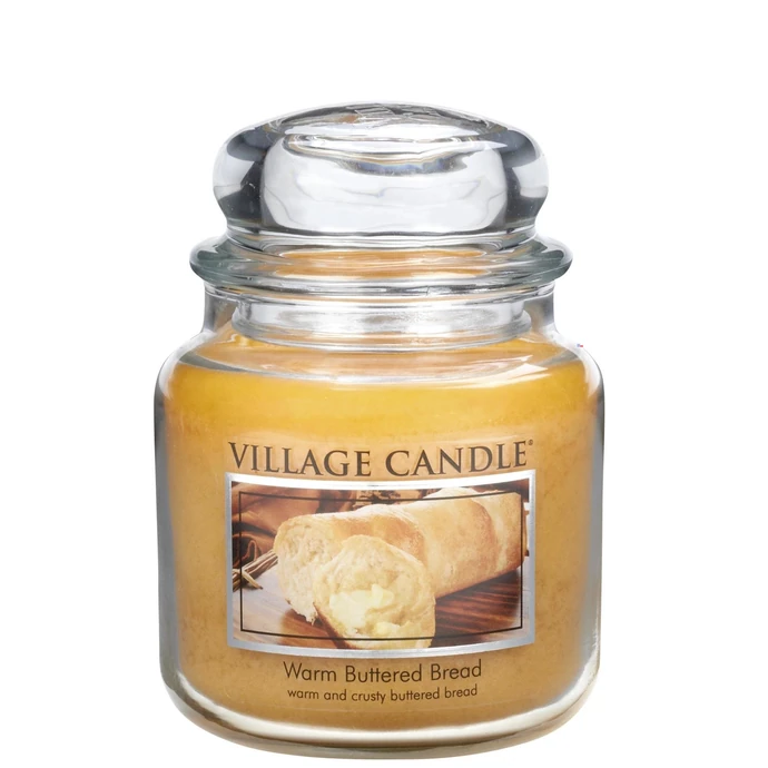 VILLAGE CANDLE / Sviečka v skle Warm Buttered Bread 397 g