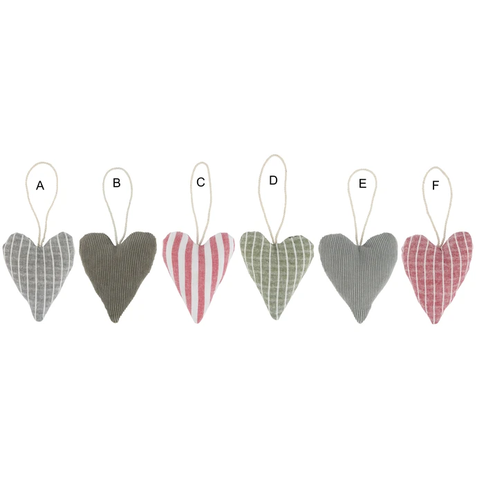 Ib Laursen / Vianočná textilná ozdoba Textile Heart