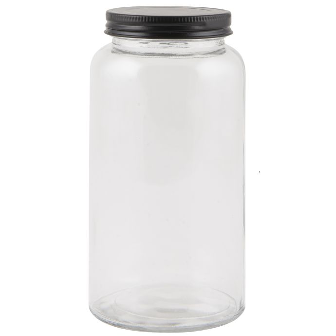 IB LAURSEN / Skleněná dóza Sevilla Black 800 ml