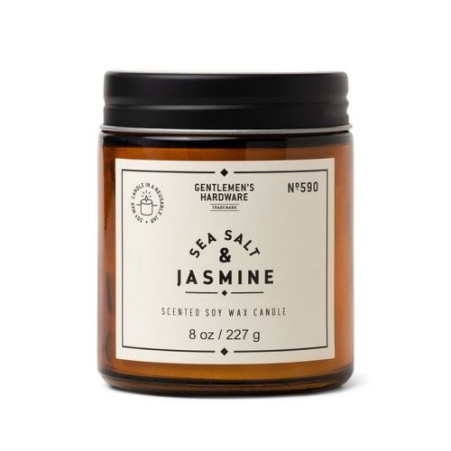 GENTLEMEN'S HARDWARE / Vonná svíčka ve skle Sea Salt & Jasmine 227 g