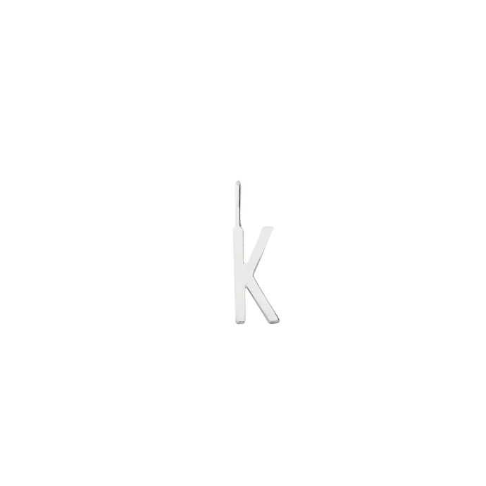 DESIGN LETTERS / Strieborný prívesok Design Letters – K