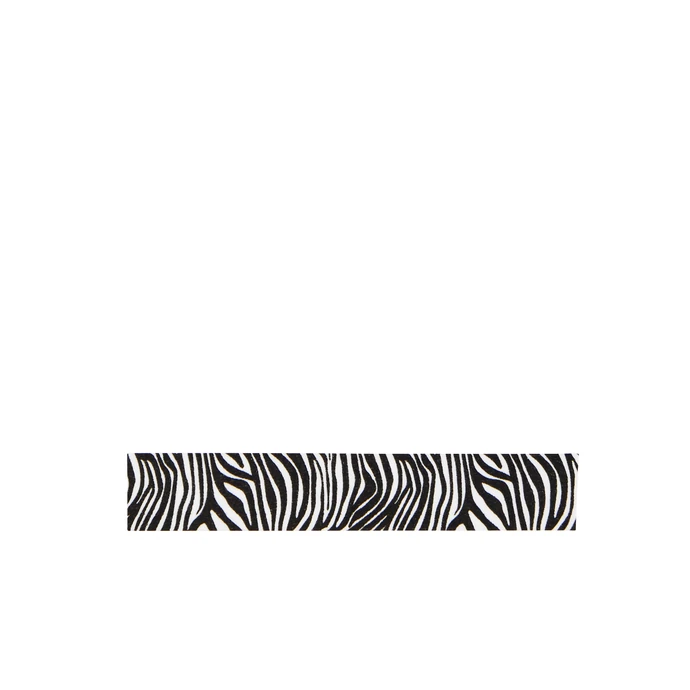 MADAM STOLTZ / Dizajnová samolepiaca páska Zebra black/white