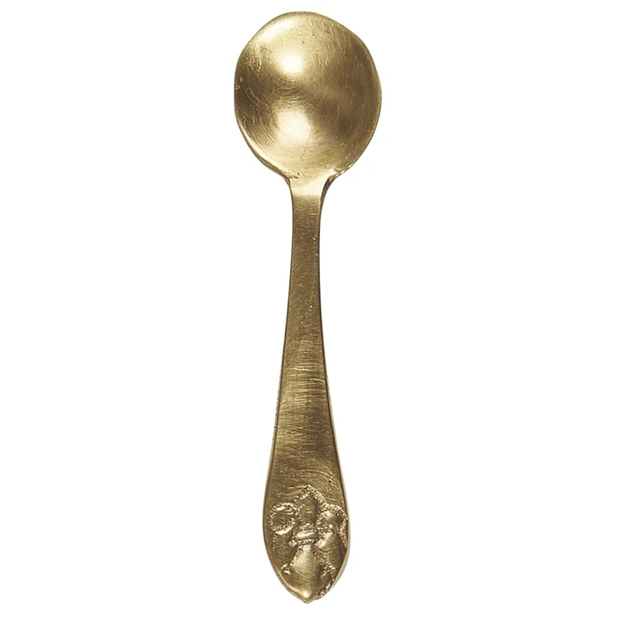 IB LAURSEN / Kovová mini lyžička Salt Spoon Gold