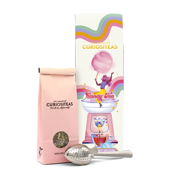 The Cabinet of CURIOSITEAS / Ovocný čaj s bonbóny Marshmallows Candy Tea 70 g + sítko