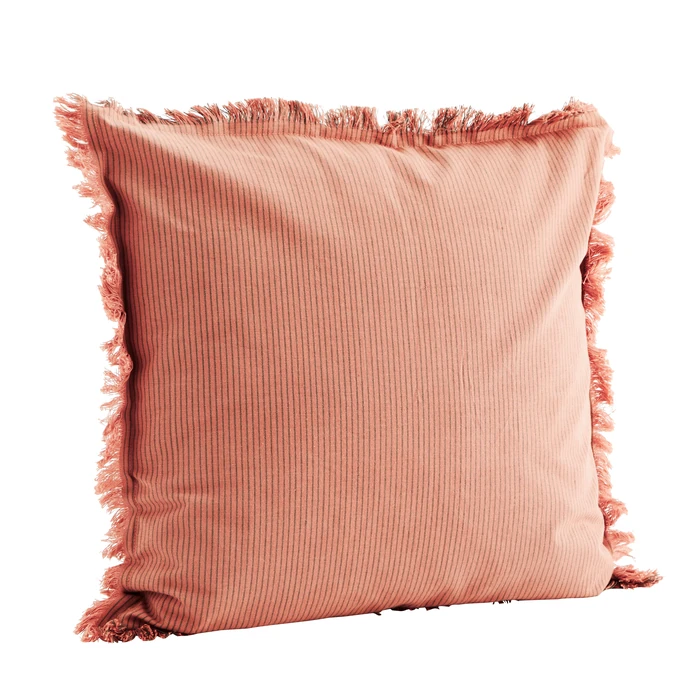 MADAM STOLTZ / Bavlněný povlak na polštář Rose Stripe 50×50 cm