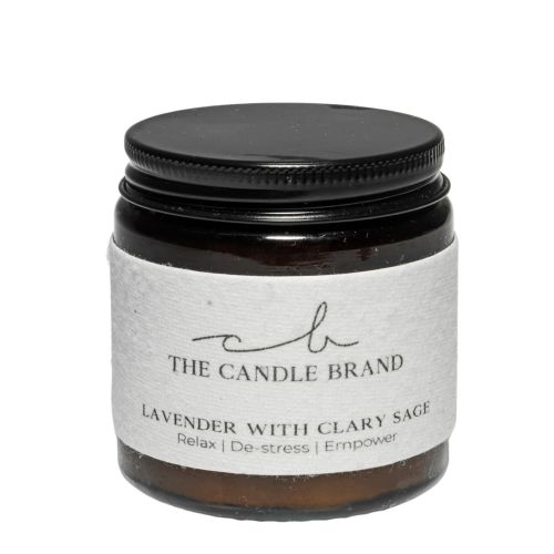 The Candle Brand / Vonná sviečka v skle Lavender with Clary Sage 90 g
