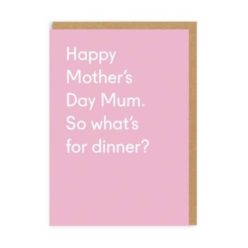Ohh Deer / Přání ke dni matek Mum What's For Dinner