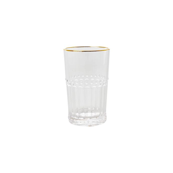 rice / Sklenička Acrylic Gold Edge 430 ml