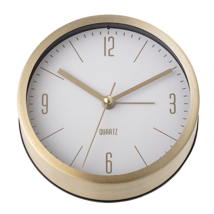 Bloomingville / Stolní hodiny Aluminium Gold