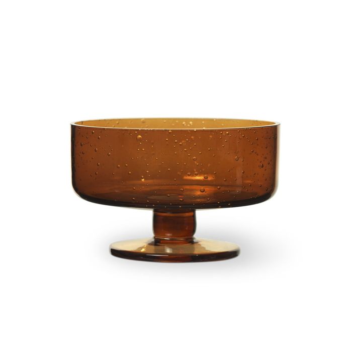ferm LIVING / Pohárek z recyklovaného skla Oli Amber 240 ml