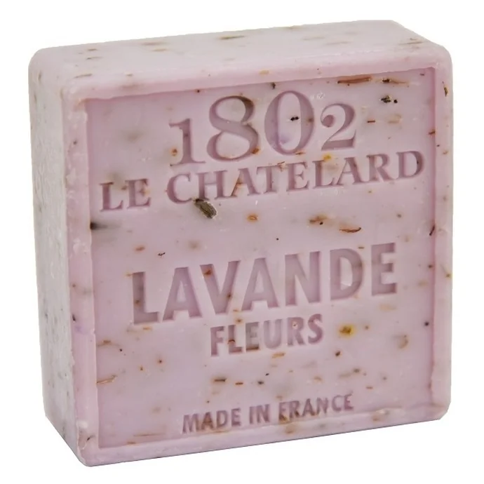 LE CHATELARD / Marseillské mydlo s peelingom - levanduľa kvet