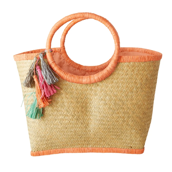 rice / Nákupná taška z rafie Coral Medium