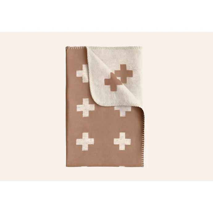 Pia Wallén / Deka Cross Blanket Camel 150x250