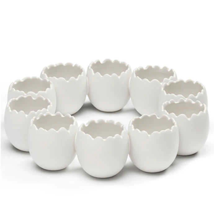 COOEE Design / Velikonoční věnec Eggshell White 25 cm