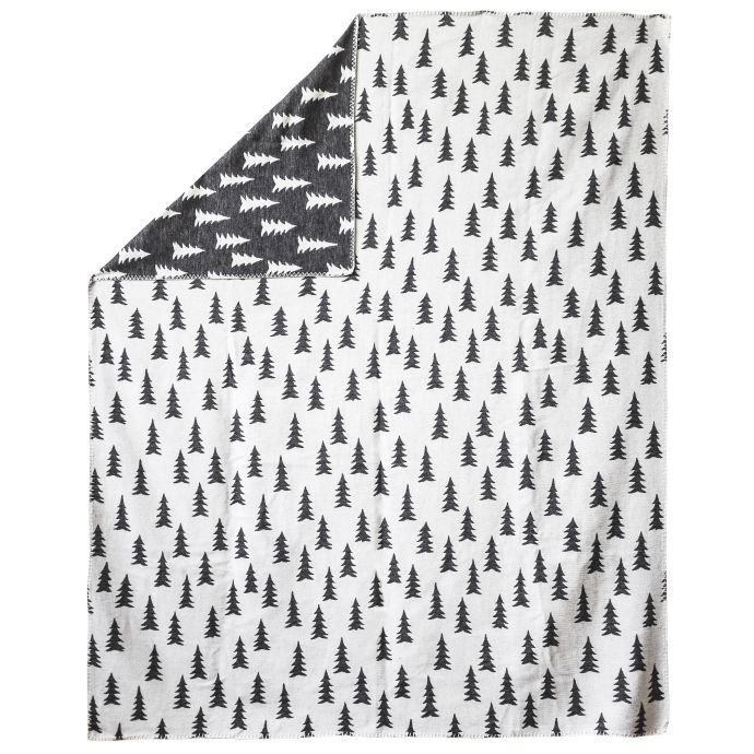 Fine Little Day / Bavlnená deka Gran Black/white 140x180 cm
