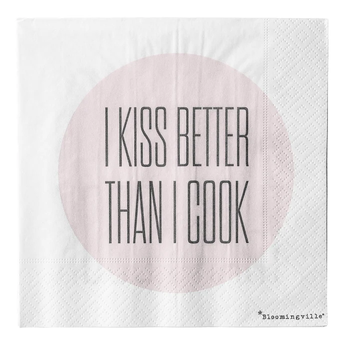 Bloomingville / Papierové obrúsky I Kiss Better...
