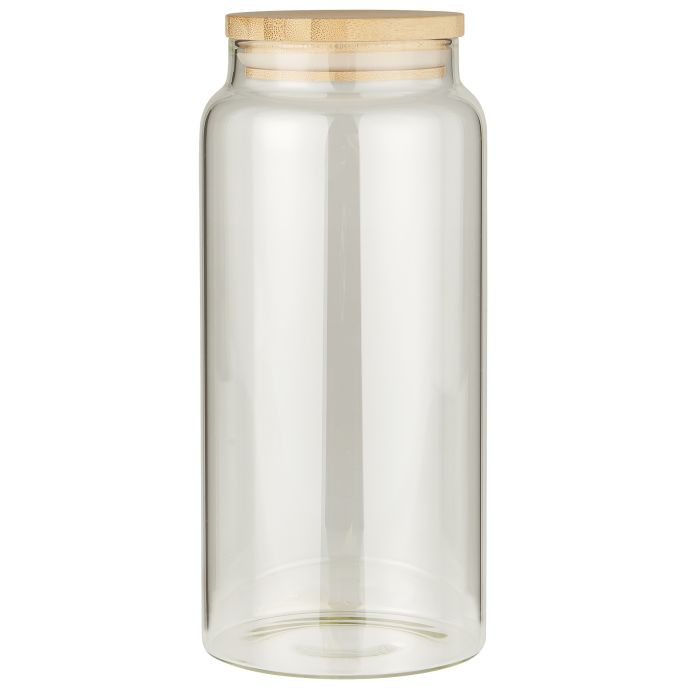 IB LAURSEN / Sklenená dóza s viečkom Bamboo 1,3l