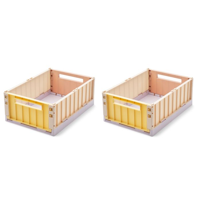 LIEWOOD / Přepravka Weston Jojoba Multi mix Medium - set 2 ks