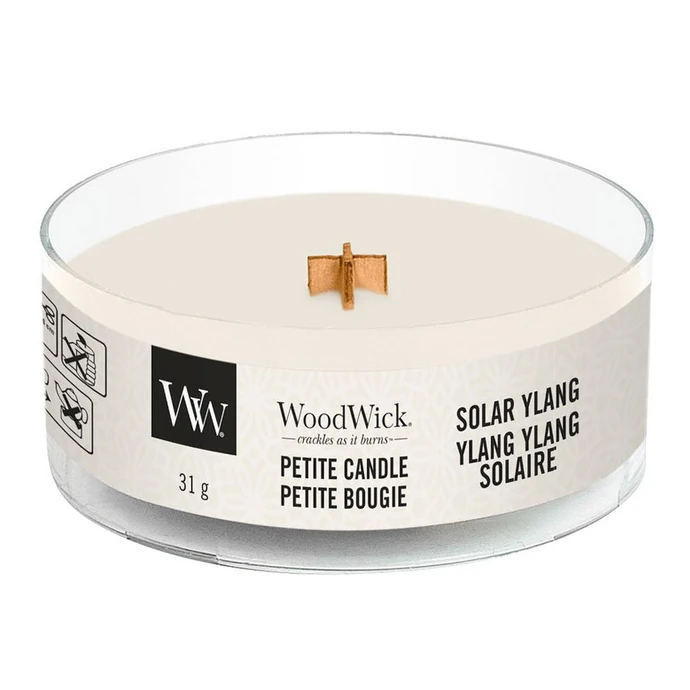 WoodWick / Vonná svíčka WoodWick Petite - Solar Ylang Ylang 31 g