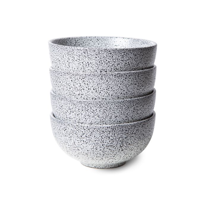 HK living / Kameninová miska Gradient Cream - set 4 ks