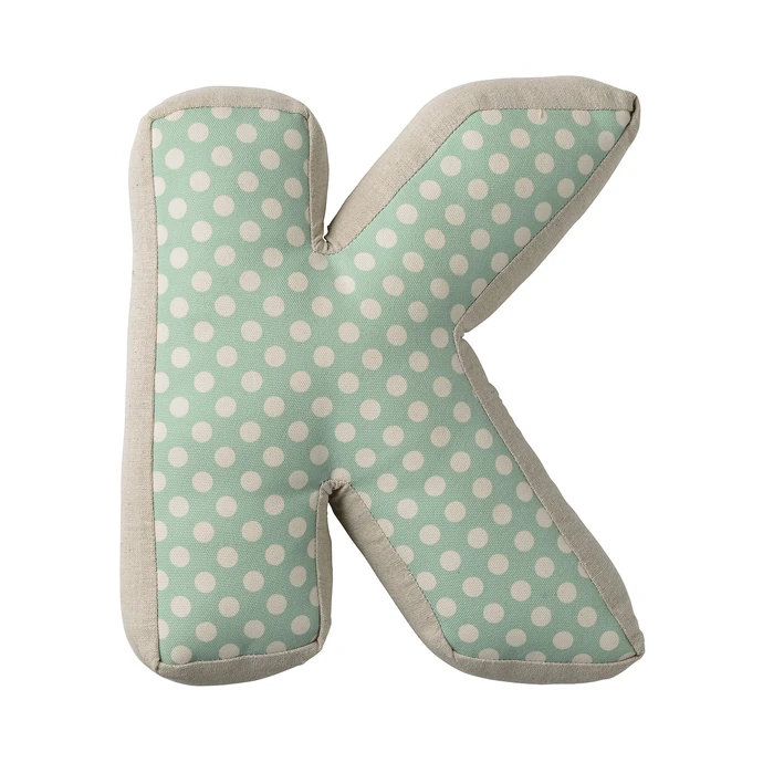 Bloomingville / Dětský polštářek Checked ve tvaru písmene K