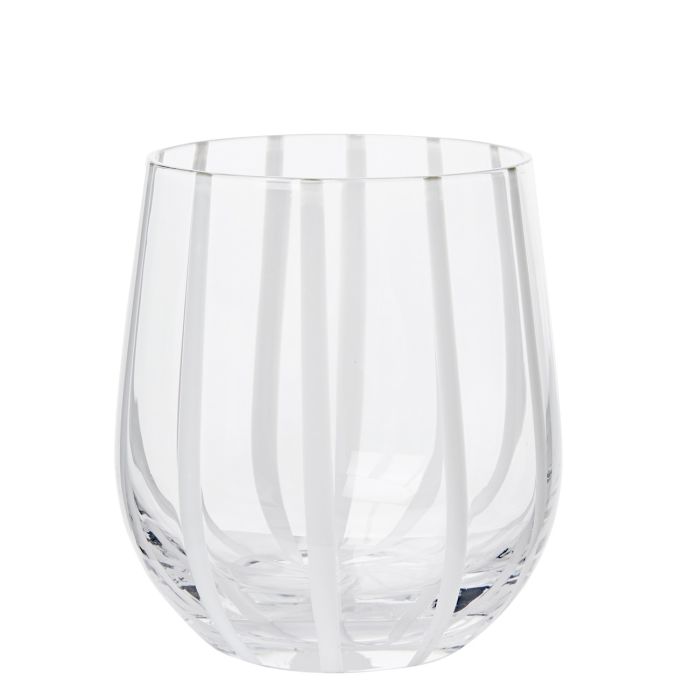 Broste / Pohár White Stripe 350ml