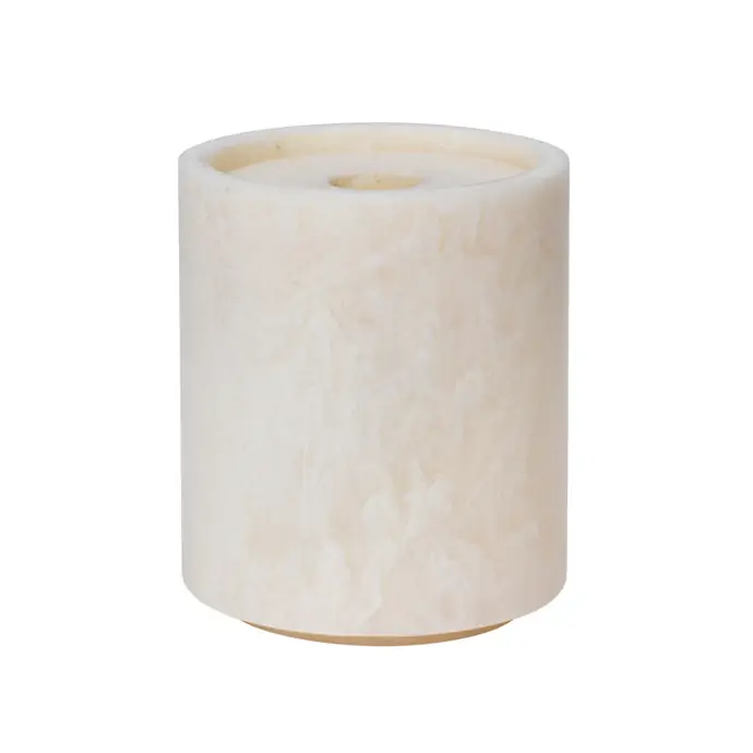 Ferm Living / Dóza na vatové tyčinky Mist Pearl