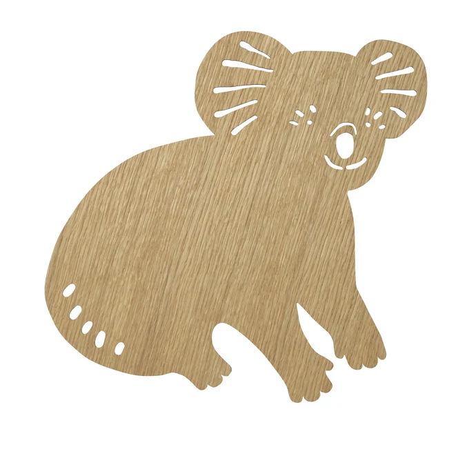 Ferm Living / Detská LED lampička Oak Koala Lamp