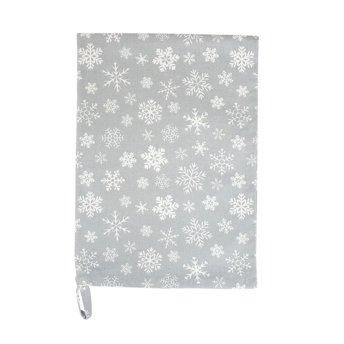 Krasilnikoff / Utierka Snowflakes on Grey